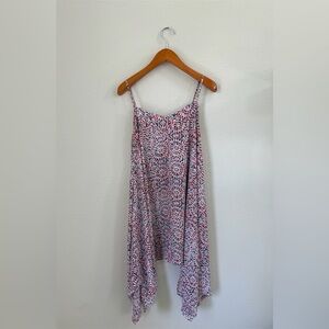 Vintage Love Ady Colorful Asymmetrical Spaghetti Strap Dress Size Medium